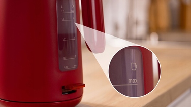 Електричний чайник Bosch MyMoment 1.7л TWK2M164, бездротовий, червоний