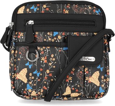 Сумка жіноча кросбоді MultiSac Briarcliff Floral міні з блискавкою