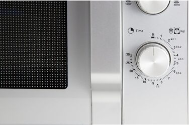 Мікрохвильова піч Sharp R204S Solo 20 л, 800 Вт, срібна
