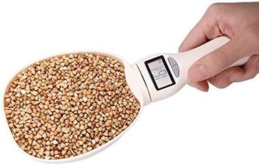 Kitchen Scale Measuring Spoons Electronic Weighing Spoon Digital Pet Food Scale Measuring Cup 800g for Baking Cooking Dog Cat Food Weighing New 2021