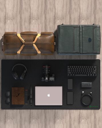 Чорний ігровий килимок Black Shark Gaming Manta P3 XL (900x400 мм) - вологостійкий, з антиковзною основою