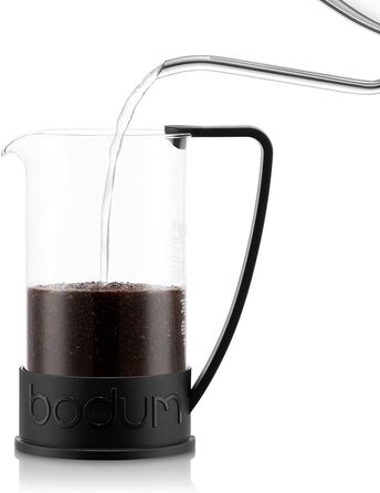 Френч-прес Bodum BRAZIL 1 л, нержавіючий фільтр, чорний, 3 чашки