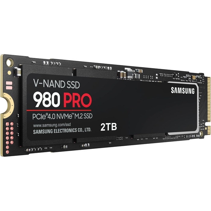 SSD Samsung 980 PRO 2TB NVMe M.2 PCIe 4.0 - Внутрішній SSD для геймінгу та редагування відео