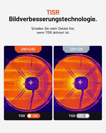Тепловізор TOPDON TC004 Mini: 240x240 IR, до 15 годин роботи, -20°C до 450°C, 25Hz. Ідеально для діагностики будівель, виявлення витоків, HVAC