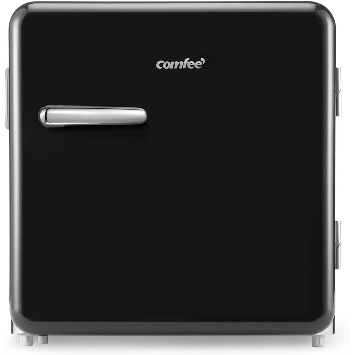 Mini-холодильник Comfee RCD50DK1RT(E) / Ретро холодильник 47л / Чорний / Енергоефективний / Регулювання температури