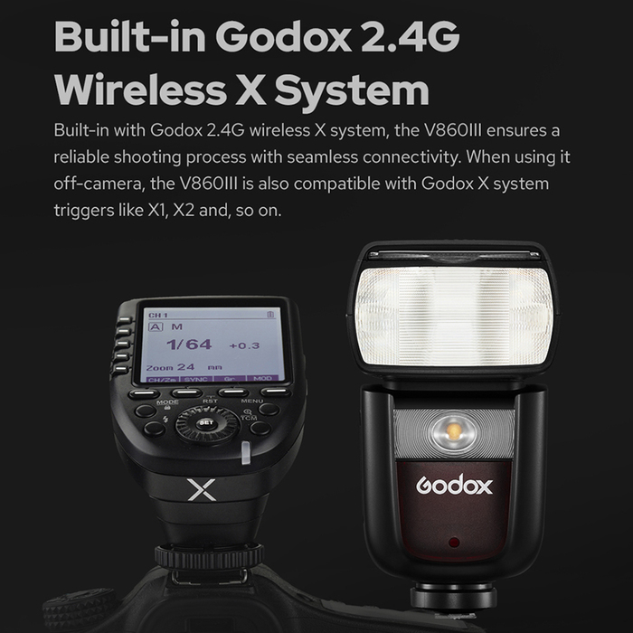 Бездротовий спалах TTL Godox V860III-S для камер Sony