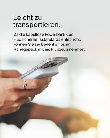 Belkin BoostCharge Pro Powerbank 10000mAh з Qi2, MagSafe, вбудований стійка, для iPhone 17, Air, 16, 15, 14, Pixel та інших – білий