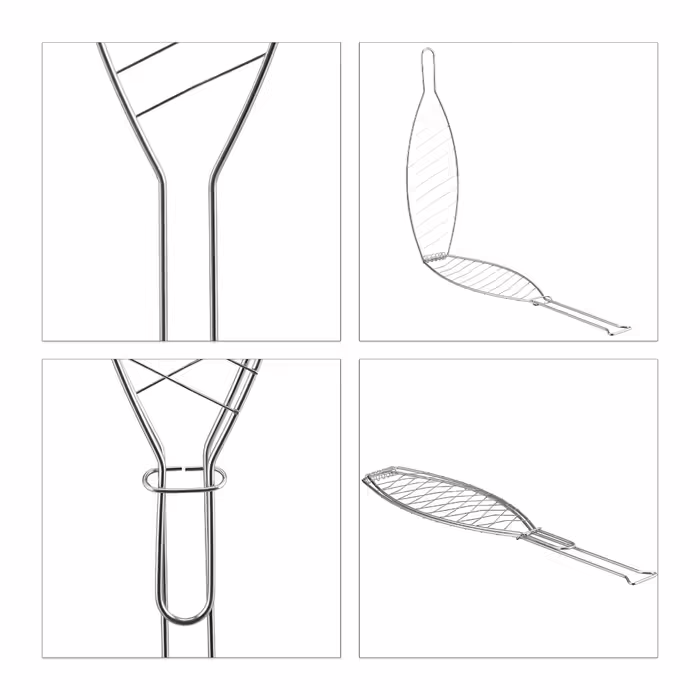 Relaxdays Fish Steamer 3-Piece Set