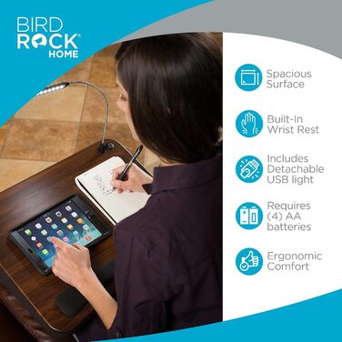 Стіл-підставка для ноутбука Sofia & Sam з USB-підсвічуванням, меморі-піна (5035)