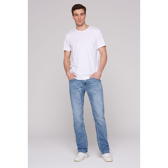 Чоловічі джинси Camp David NI:CO Regular Fit Stretch світло-блакитні (34W/32L) - еластичні, класичний крій