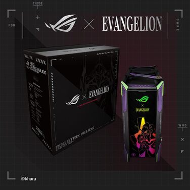 Корпус ПК ASUS TUF Gaming TG Black (Evangelion) з двома камерами, підтримка 360 мм радіаторів та 13 вентиляторів 120 мм, Panoramic View Glass