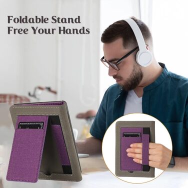 Чохол для Kindle Paperwhite 5/6/7/12 (2012-2024) MOKASE з підставкою, петлею та кишенькою, Pine Green