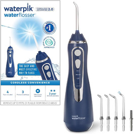 Waterpik Advanced Waterflosser: бездротовий іригатор, Testsieger 2024, технологія Precision Pulse, 4 насадки, 3 режими, для догляду за зубами та яснами