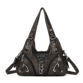 Сумка жіноча Angelkiss Hobo велика, повсякденна, через плече, бронзова (801bronze)