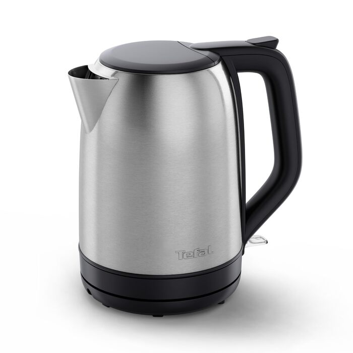 Електричний чайник Tefal Subito KI1R0DE0 з нержавіючої сталі, 1.7 л, 2200 Вт, з фільтром від накипу та автоматичним вимкненням