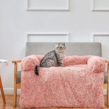 М'який лежак для собак та котів: лежанка-матрац для собак великих порід, водонепроникна підстилка, захист дивану, 76x76x15 см, темно-сірий