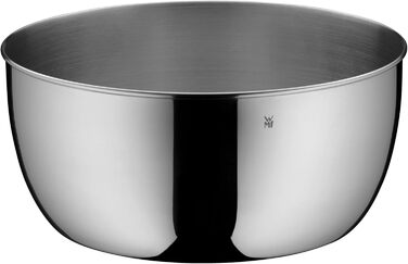 Сушарка для салату WMF Gourmet 25,4 см, нержавіюча сталь Cromargan, полірування, пластикове сито, підходить для посудомийної машини