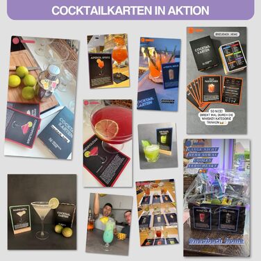 Neubach Home Cocktail Cards - Set of 50 recipes including explanations and videos - Bar accessories - Party decorations - Gift ideas - Recipe book