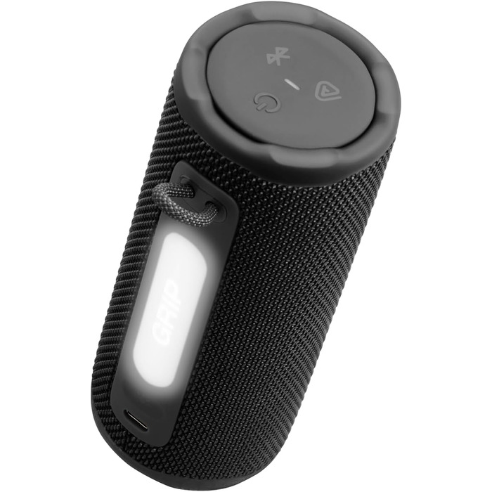 JBL Grip – Портативна Bluetooth колонка з AI Sound Boost, чорна. Водонепроникна (IP68), до 14 год роботи, підтримка Auracast