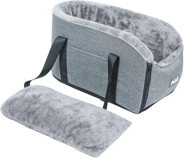 Автомобільний лежак для собак та котів Jomewory, 45x22x25 см, з безпечним кріпленням