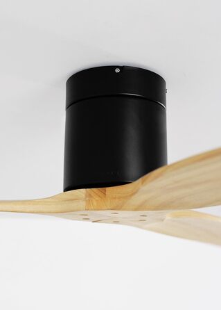 Вентилятор стельовий Windcalm M/ з ABS-пластику з пультом, 40W, тихий, Ø132cm, таймер 1-4 год, DC-двигун, режим літо/зима (декоративне дерево), без освітлення