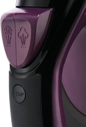 Russell Hobbs Steam Iron, Ceramic Non-Stick Sole, 195g Steam Shot, 50g Variable Steam, 380ml Water Tank, Self-Cleaning, Anti-Scale & Anti-Drip Function, Indicator Light, 2800W, 27281-56