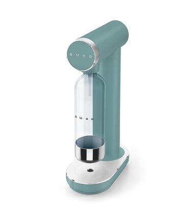 Smeg SKC01BLM Содовий апарат з регулятором газування, смарагдово-зелений, 800 мл, без CO₂ балону