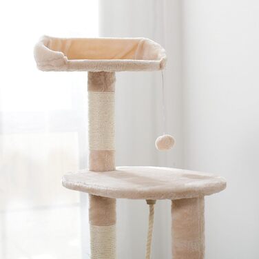 Кігтеточка для котів ESTEXO 112 см, XL, кріпиться до стіни, бежева
