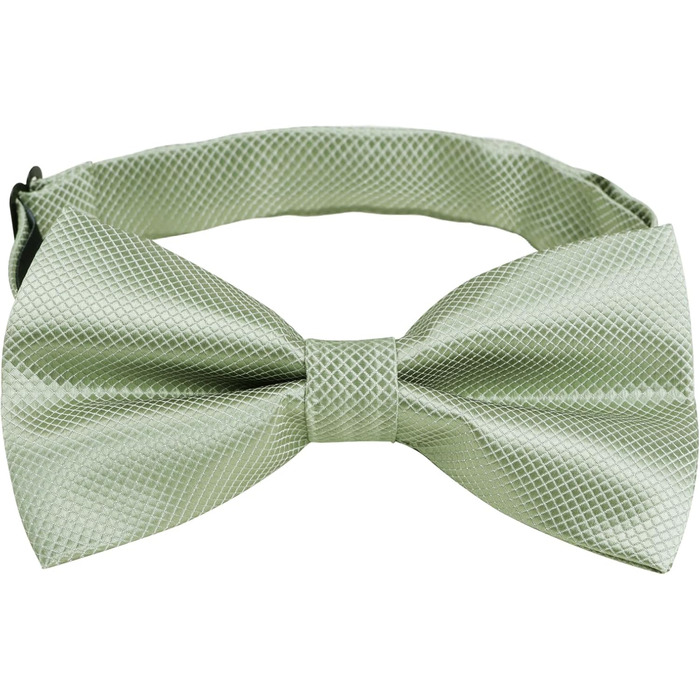 Набір краватка-метелик, запонки та хустинка Alizeal для чоловіків (054-Salbeigrün)