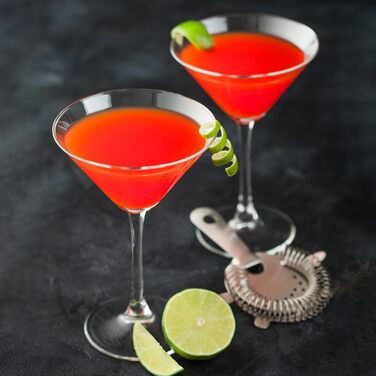 Набір склянок для коктейлів ParaCity Martini, 2 шт. - преміум-скло, 180 мл