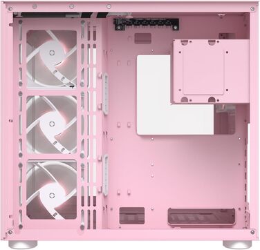 Корпус для ПК Cougar FV150 ARGB Midi-Tower, загартоване скло, рожевий