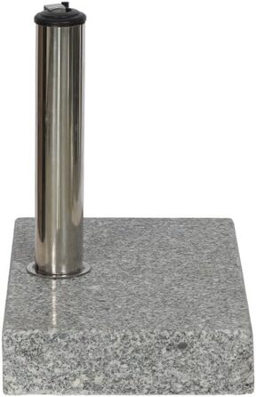 SIENAGARD 213345 Umbrella Stand, 25 kg, 45 x 28 cm for umbrella sticks with a diameter of 25-48 mm, grey