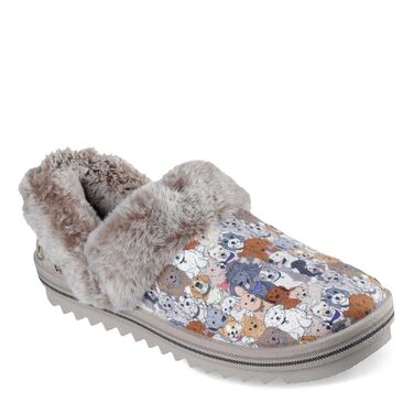 Skechers Bobs Cozy Kiss Paw Jams - Домашні тапочки для жінок, 40 EU, Коричневий/Багатобарвний