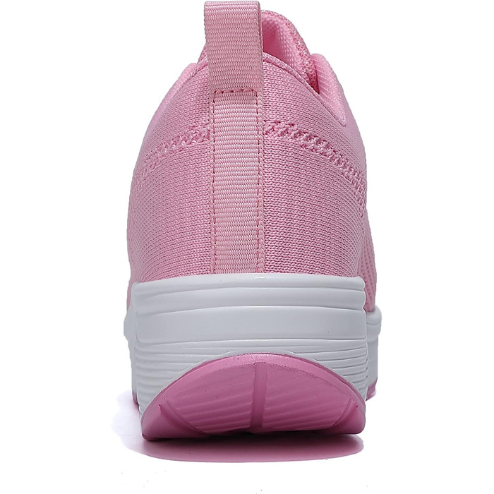 Жіночі кросівки Sisttke для активного відпочинку: легкі, дихаючі, на платформі, сітка, рожеві (38 EU)