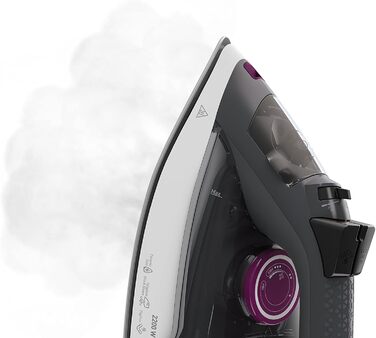 Праска Grundig SI 4850 з пароутворенням, сірий/білий/фіолетовий колір
