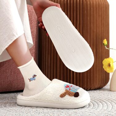 Теплі домашні тапочки з меморі-піною та набором милих шкарпеток з коргі для жінок, антиковзкі, для дому та сну (38–43)