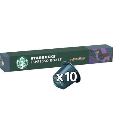 Кава в капсулах Starbucks Espresso Roast для Nespresso, темна обсмажка, 80 капсул