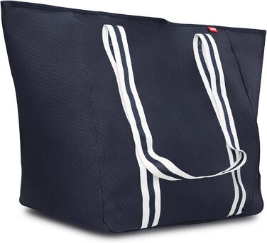 Achilles shoulder bag, shopper bag, large beach bag, leisure bag, blue, 75x32x46cm