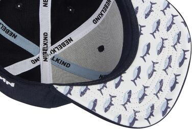 Кепка Nebelkind Snapback Ozeankind - темно-синя, унісекс, регульований розмір, стильна бейсболка