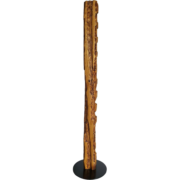 Wood & Wishes – Rustic Wine Rack, Wine Shelf, Wine Holder made of solid wood; handcrafted for 11 bottles of wine; height 158 cm Ø 34 cm; driftwood look; country house style; decorative unique piece