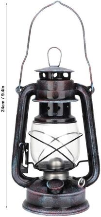 Ретро гасова лампа POFET, червона, класична настільна ліхтарня для дому, саду, кемпінгу, антимоскітна, цитронелова олія