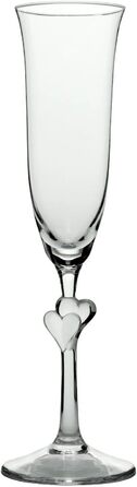 Champagnerські келихи Stölzle Lausitz L'Amour, 2 шт, 175 мл – Ідеальні для шампанського, секти та просекко – Зроблені з кришталевого скла без свинцю, стійкі до пошкоджень, придатні для миття в посудомийній машині