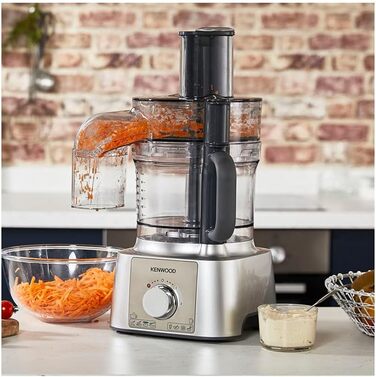 Кухонний комбайн Kenwood MultiPro Express 1000 Вт, чаша 3 л, блендер 1,5 л, соковижималка, насадки для нарізки, Express Serve