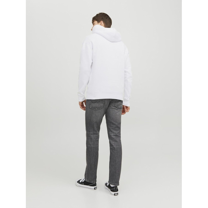Чоловічий худі Jack & Jones JJESTAR білого кольору, Relaxed Fit, розмір XL