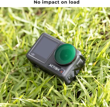Фільтри K&F Concept ND/CPL для DJI Osmo Action 5/4 PRO: набір 6 шт. (ND8, ND16, ND32, ND64, ND256, CPL)