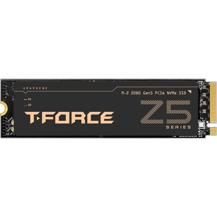 TEAMGROUP T-Force Z540 2TB NVMe SSD Gen5 з DRAM Cache - ігровий накопичувач PCIe 3D TLC NAND 12400/11800 MB/s