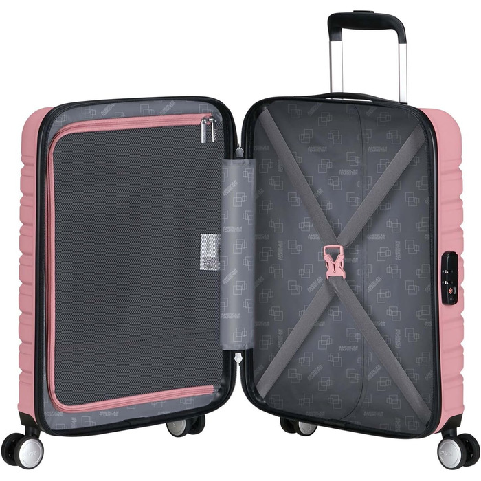 Чемодан American Tourister Flashline, 67 см, 69/75 л, чорний (Shadow Black), Spinner S