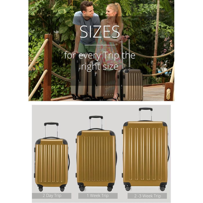 Чемодан Hauptstadtkoffer Alex TSA R2, 65 см, колір яблучно-зелений, 1 шт.