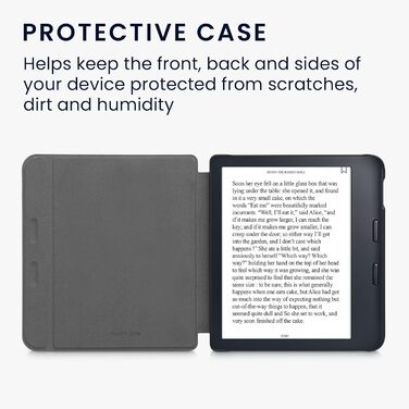 Чохол-книжка kwmobile для Kobo Libra 2 - Чохол для eReader, Магнолії Рожево-Білий, Пастельний Рожевий