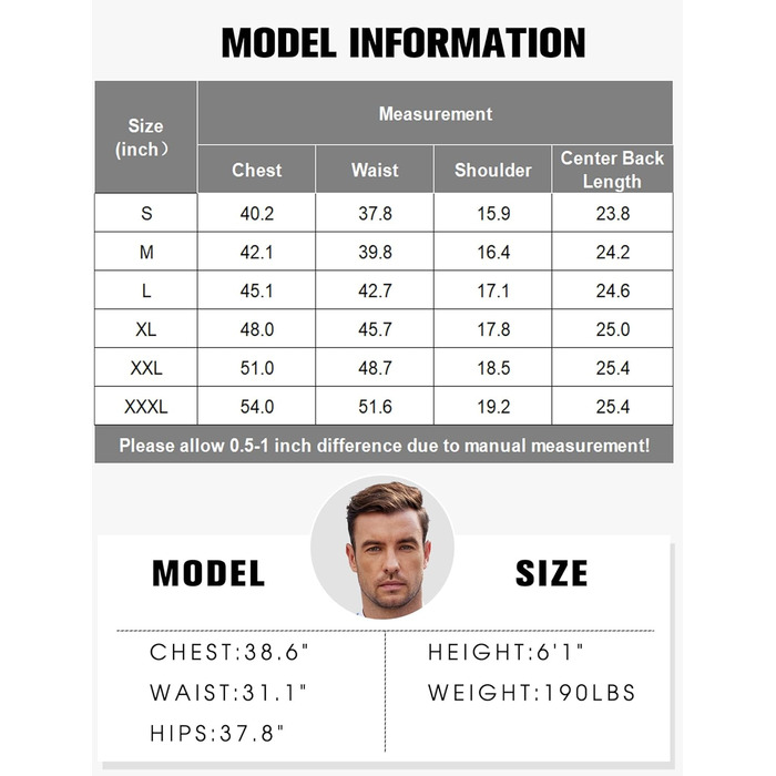 Костюмний жилет чоловічий COOFANDY з кишенями, чорний, розмір XXL